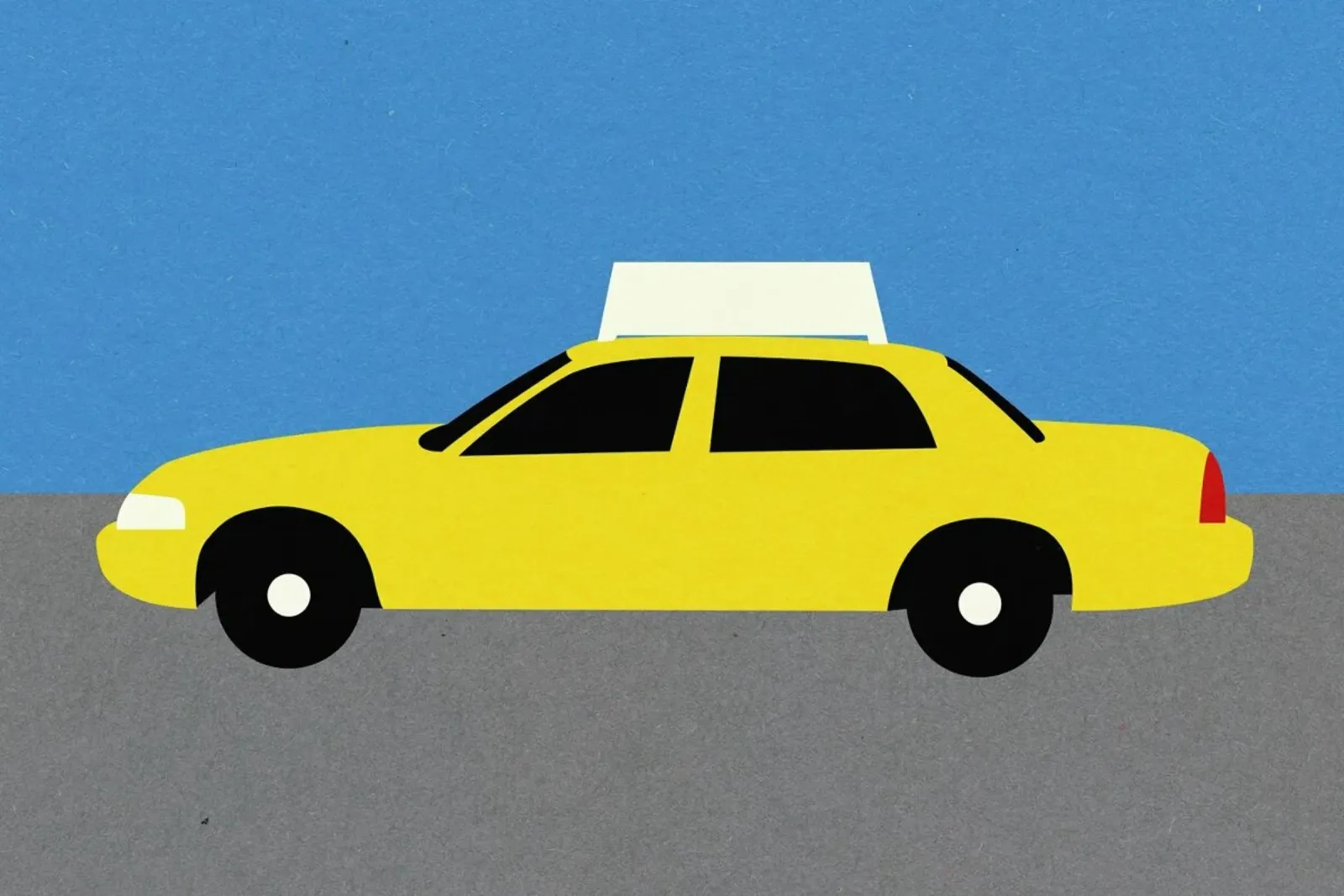 New York TAXI Backlit Folie von Rosi Feist