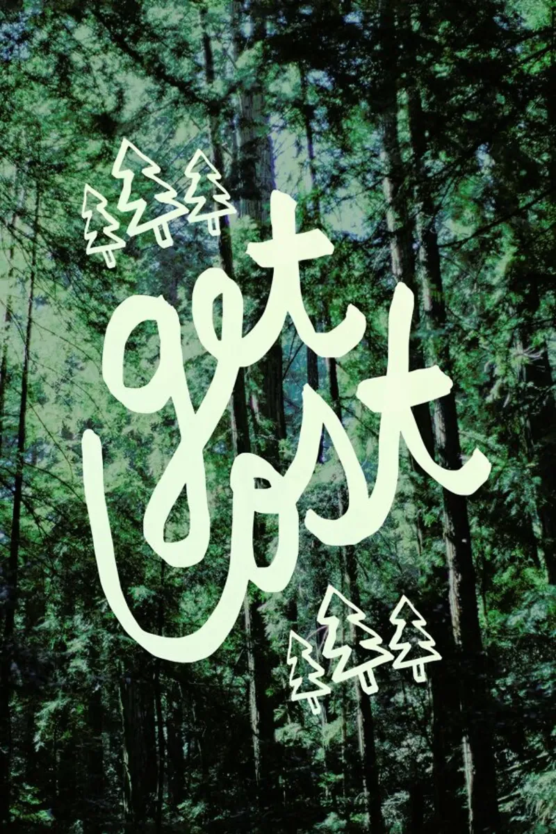 Get Lost Forest carta hahnemühle da Leah Flores