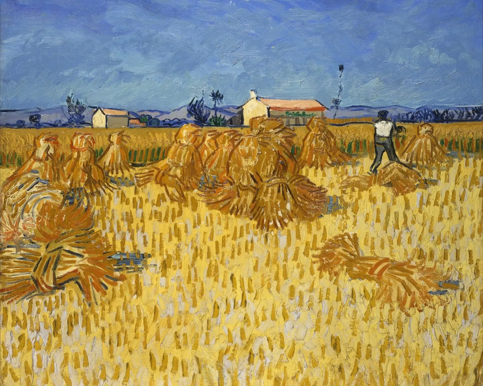 Vincent Van Gogh - Corn Harvest in Provence canvas by Timeless Artworks