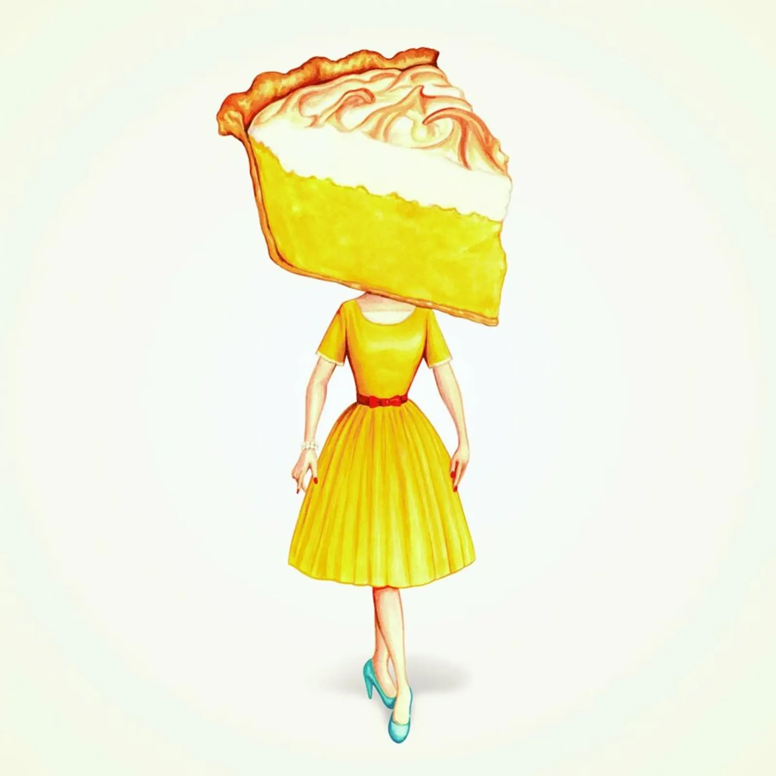 Cake Heads Lemon pellicola backlit da Kelly Gilleran