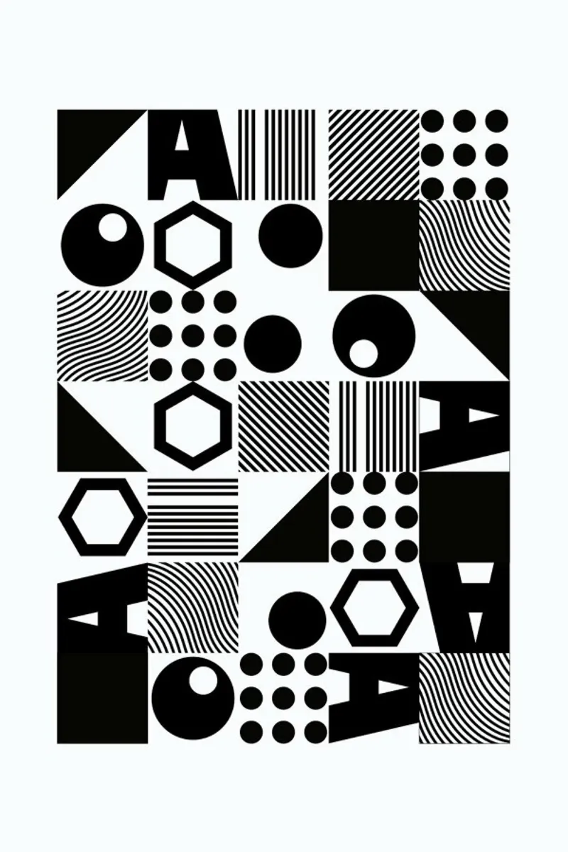 Geometric 2 pellicola backlit da Nordic Creators