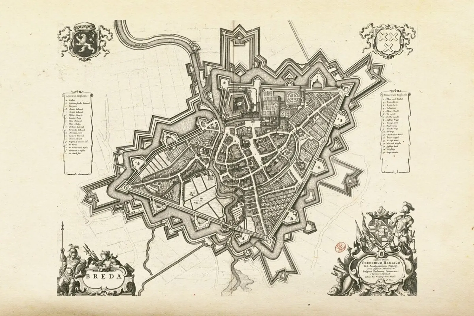 Breda, The Netherlands, 1652 pellicola backlit da Artokoloro Quint Lox Ltd