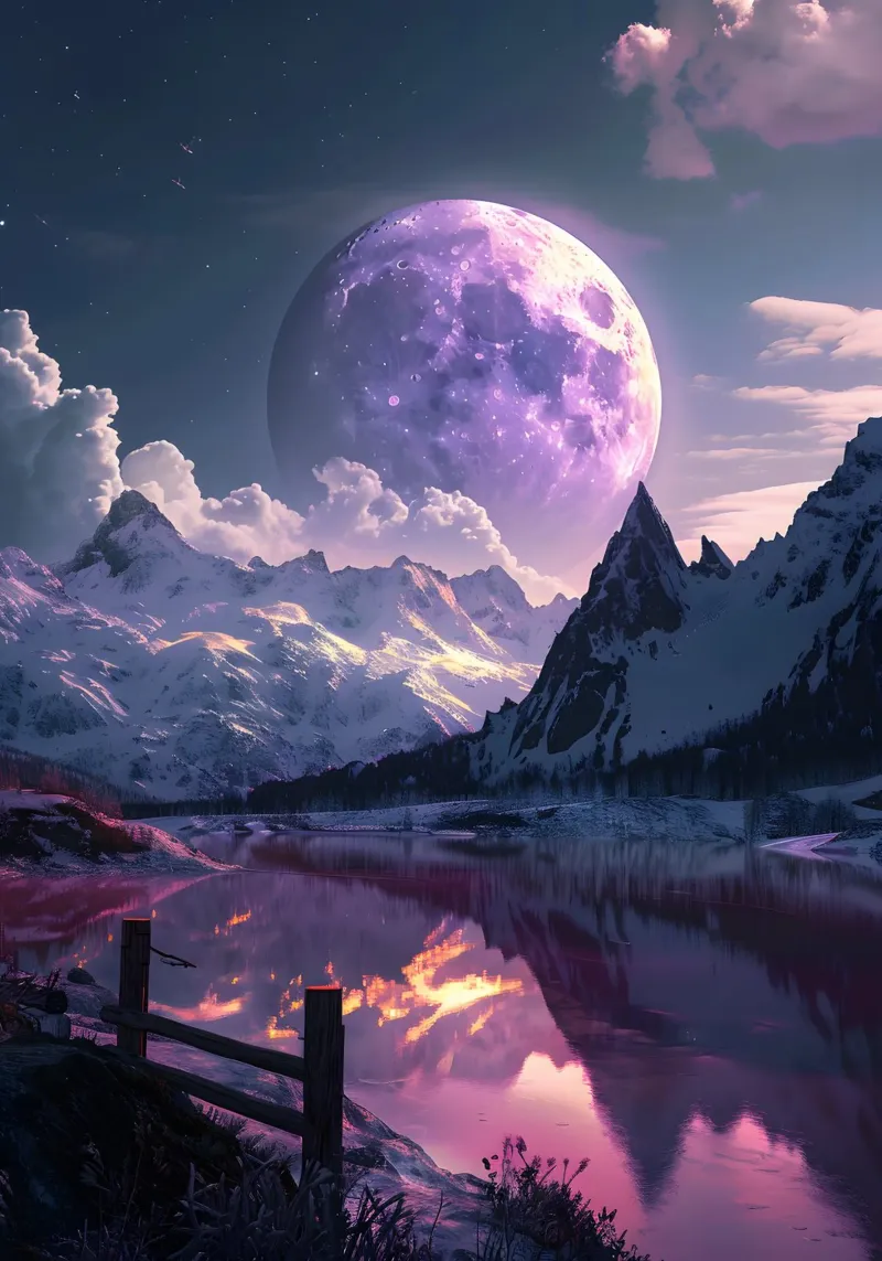 Paesaggio d'epoca poster con telaio in plastica da Wanderlust Vibes
