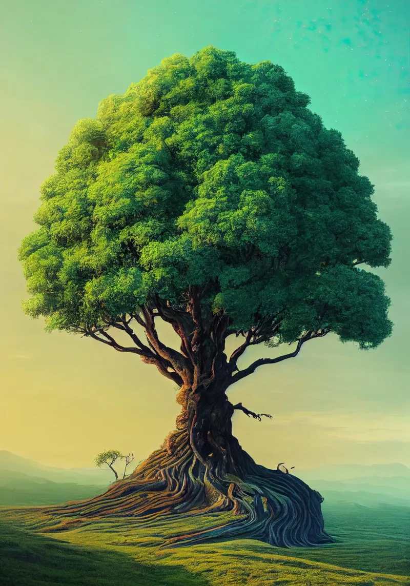 Albero surreale poster da Wanderlust Vibes