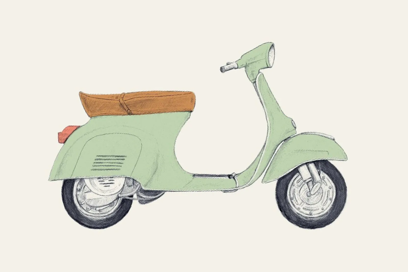 Vespa pellicola backlit da Florent Bodart