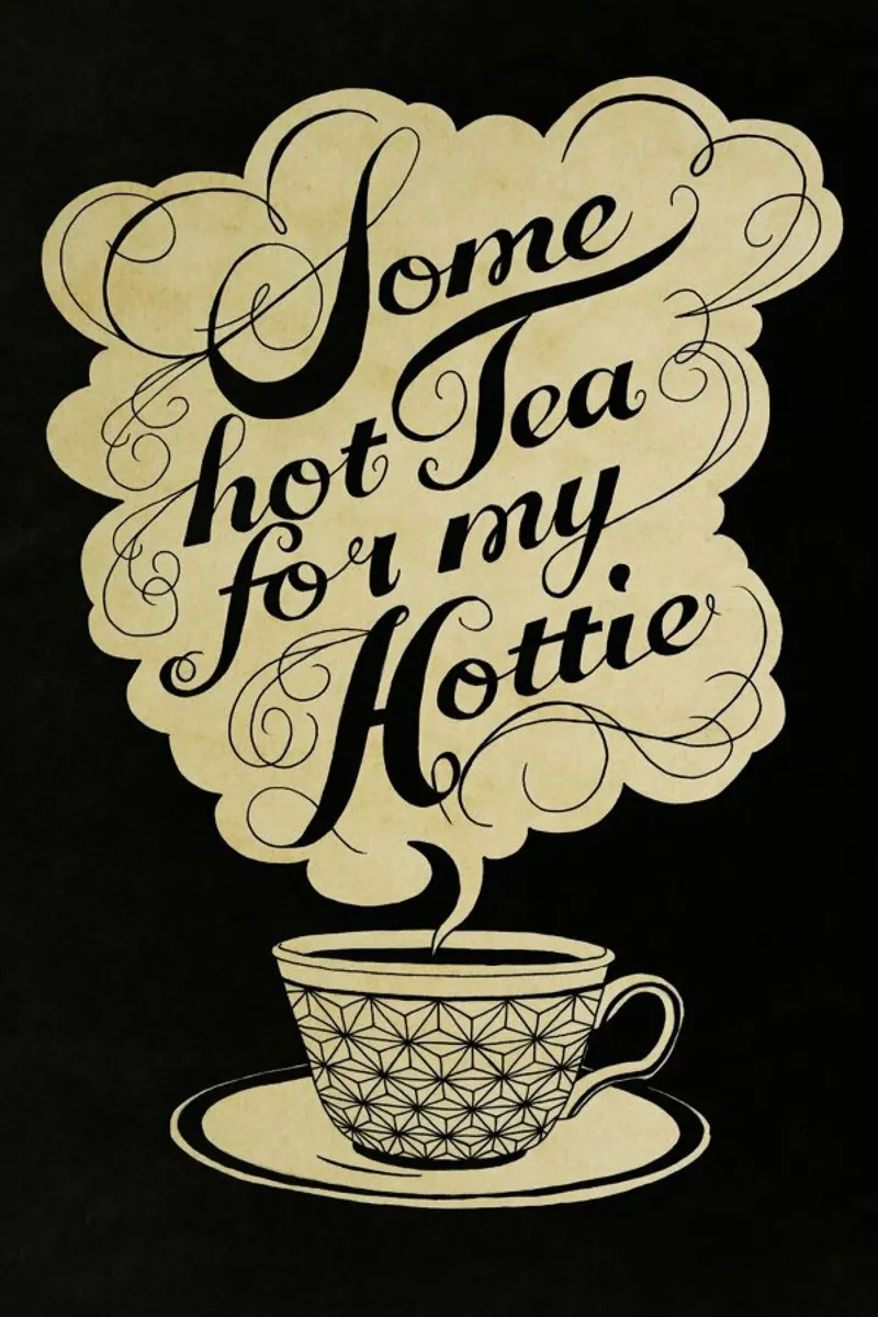 Some hot tea for my hottie pellicola backlit da Laura Graves
