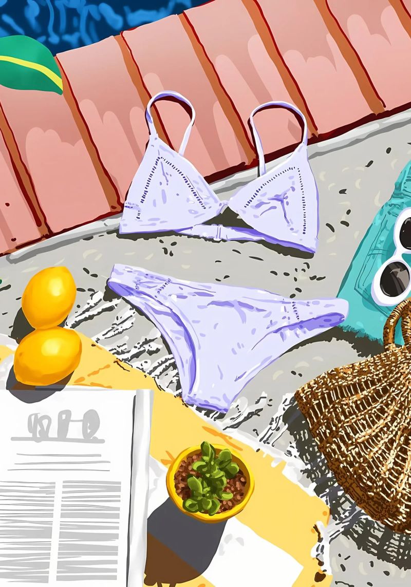 Ich denke an den Sommer Poster von Desiyatnikov