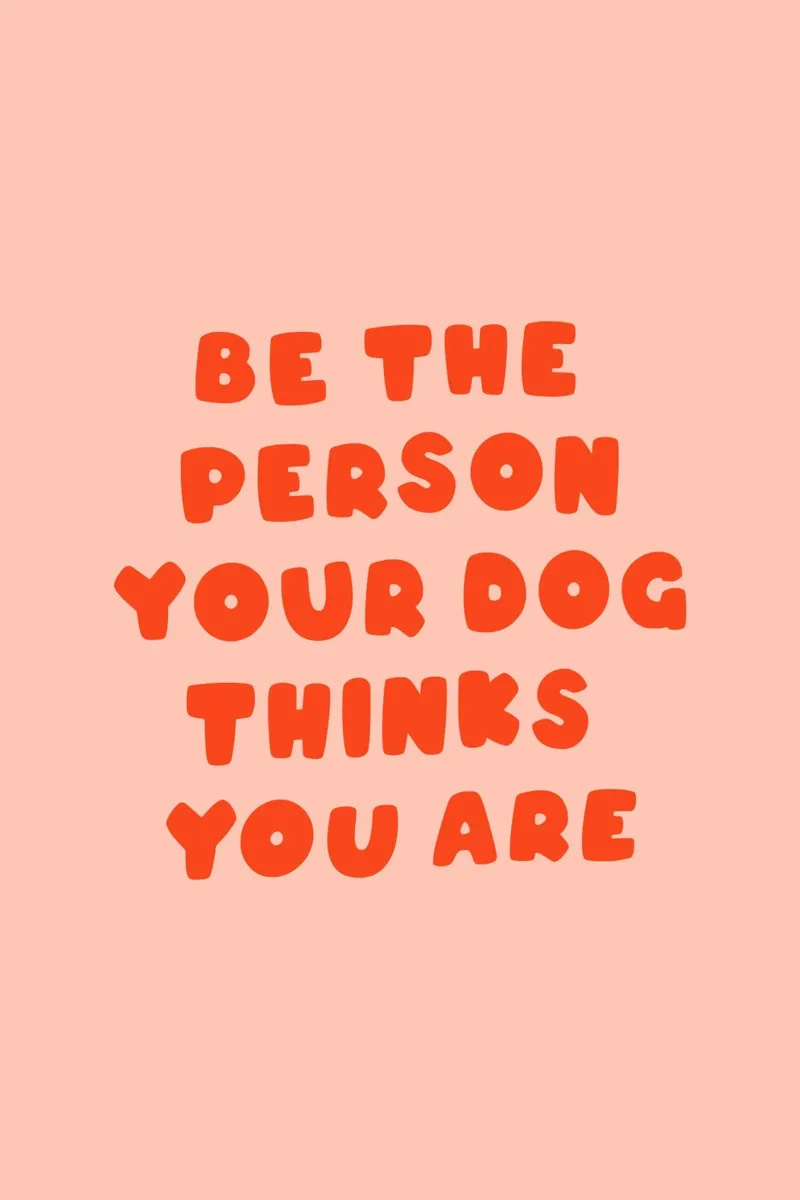 Typographic Poster for Dog Lovers Hahnemühle von Maren Gross