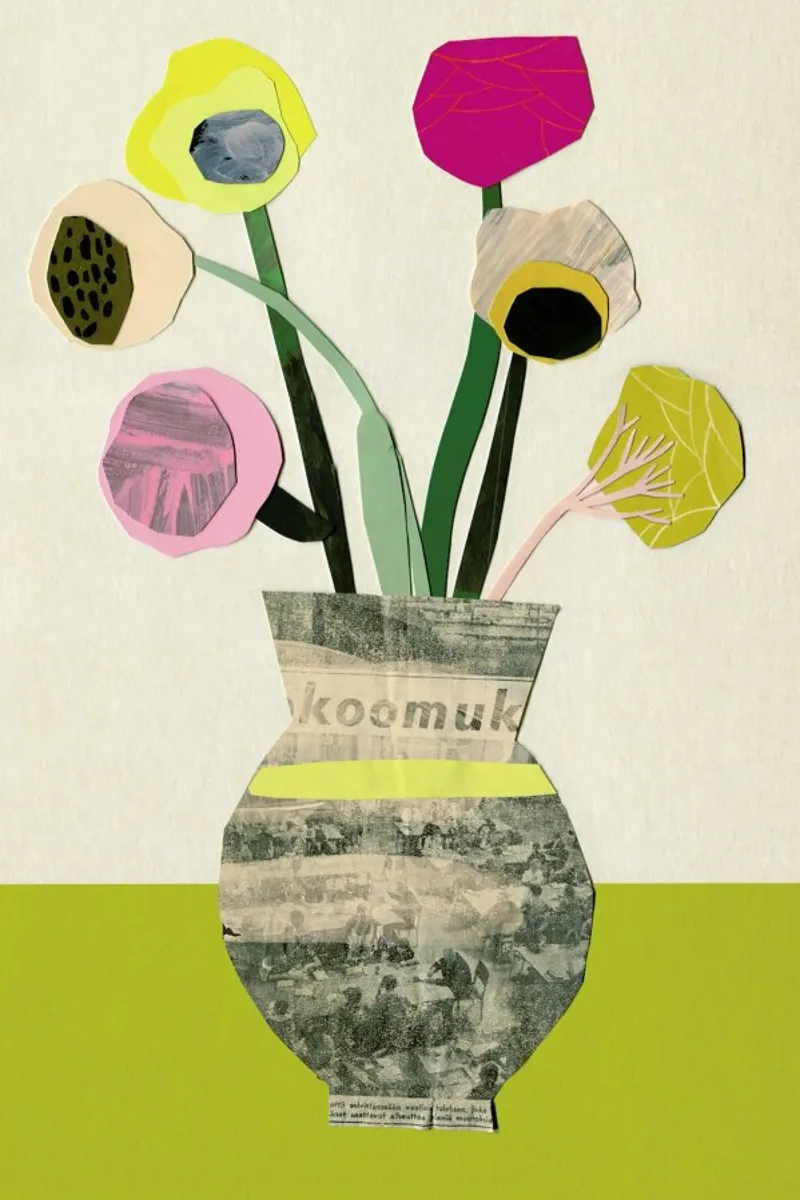 Ranunkeln & Co 1 poster con telaio in plastica da Rinah Lang