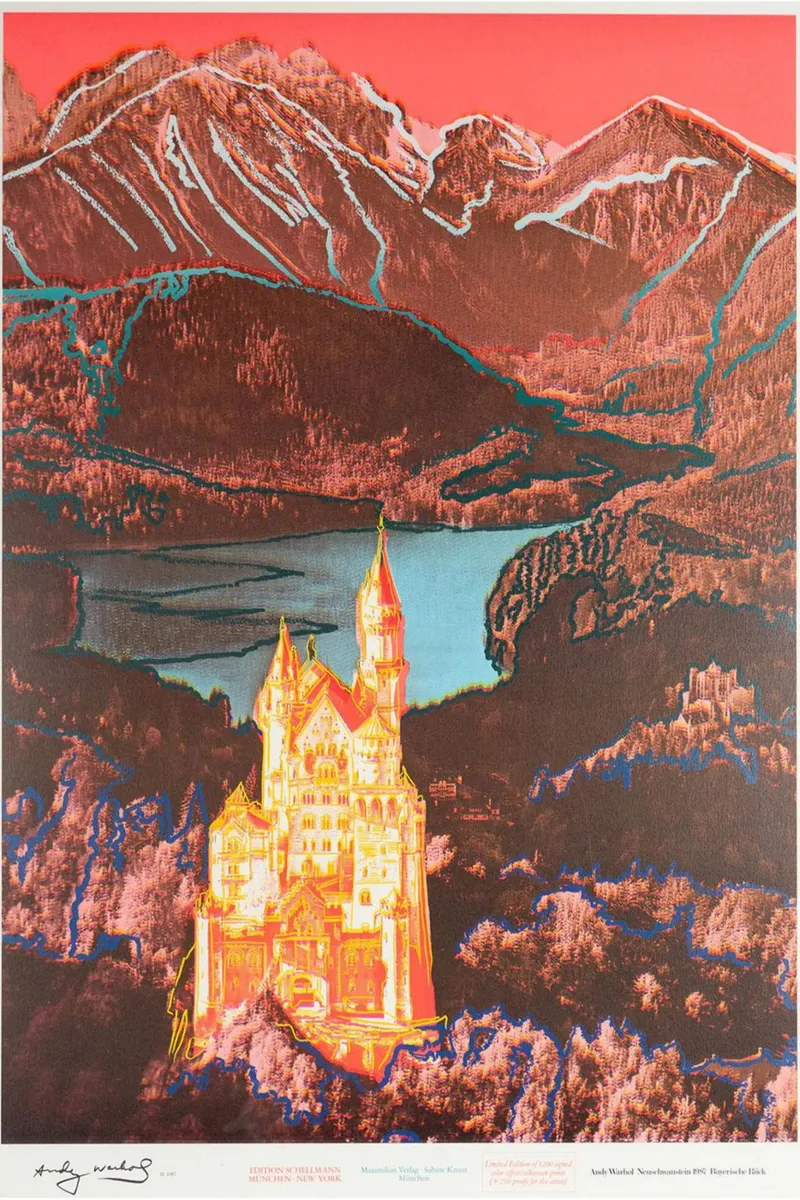 Caviale 20 Andy Warhol Neuschwanstein 1987 pellicola backlit da phillipp veisenberg
