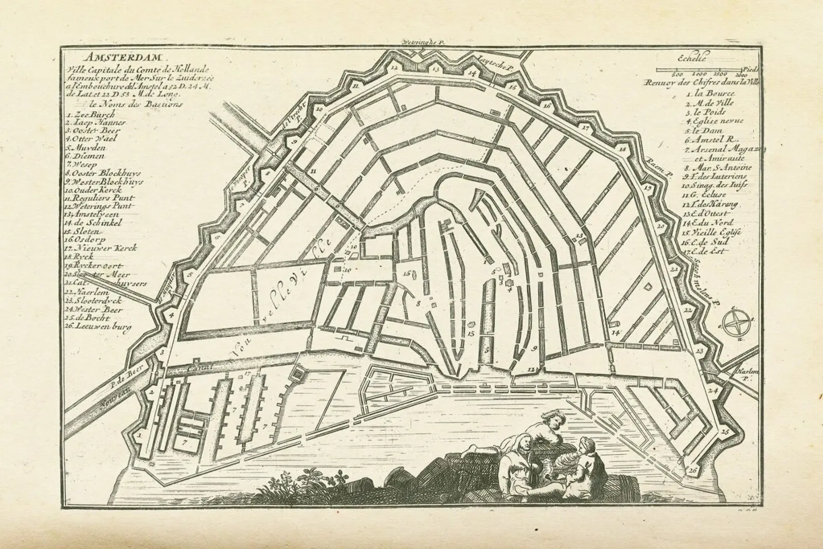 Amsterdam, Holland, 1726 pellicola backlit da Artokoloro Quint Lox Ltd
