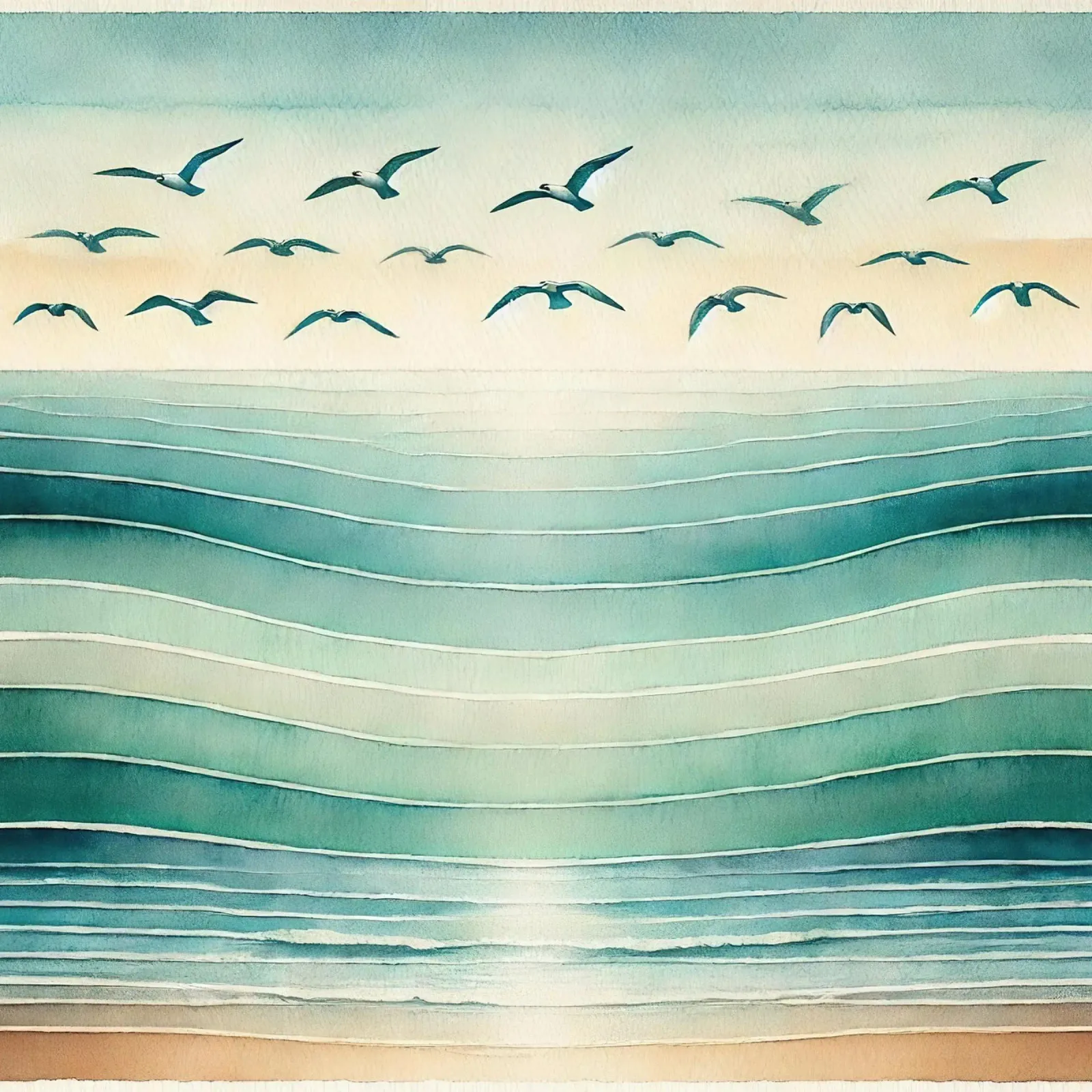 Volo Ocean Breeze in Art Deco pellicola backlit da Chromatic Fusion Studio