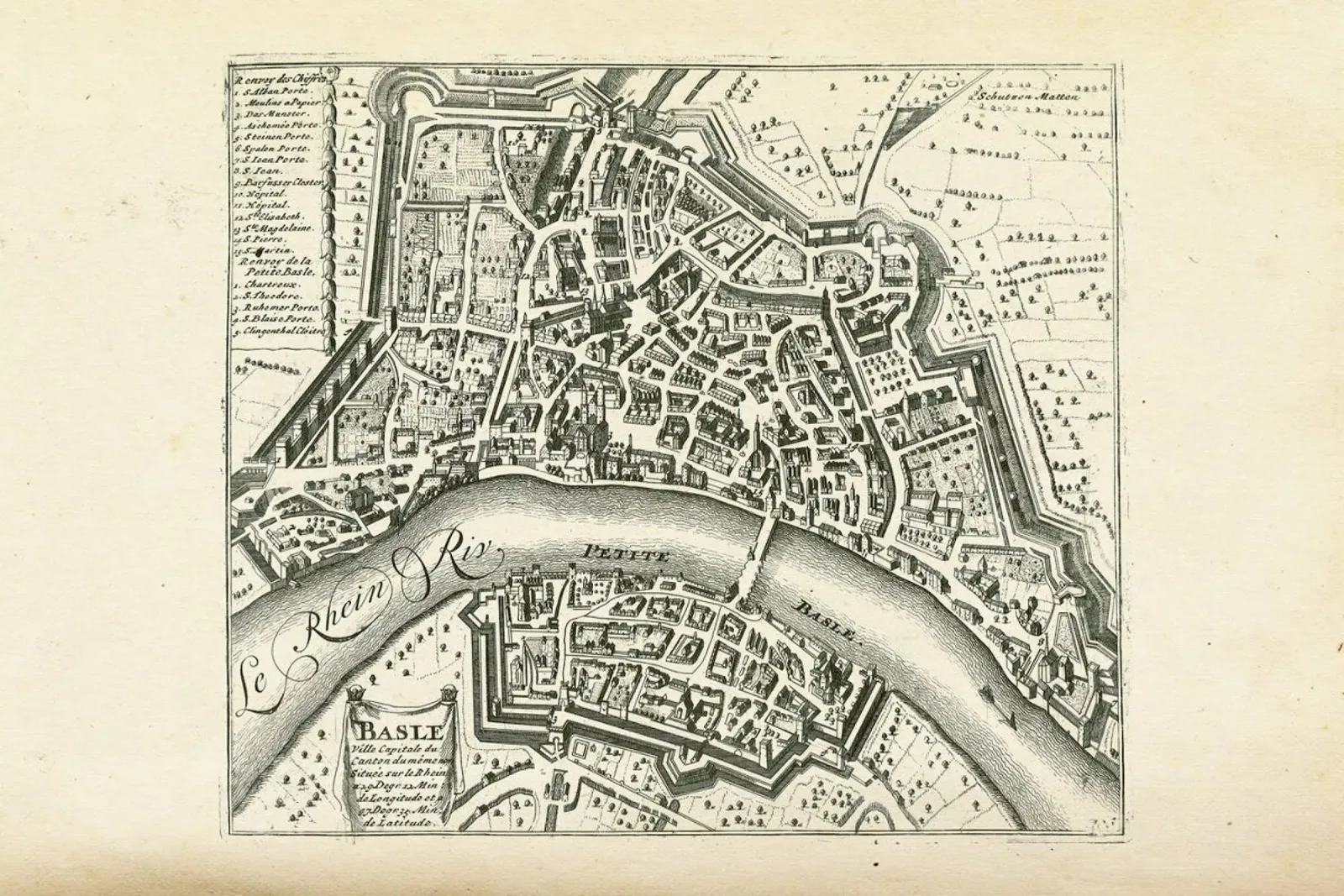 Basel, Switzerland , 1726 carta hahnemühle da Artokoloro Quint Lox Ltd