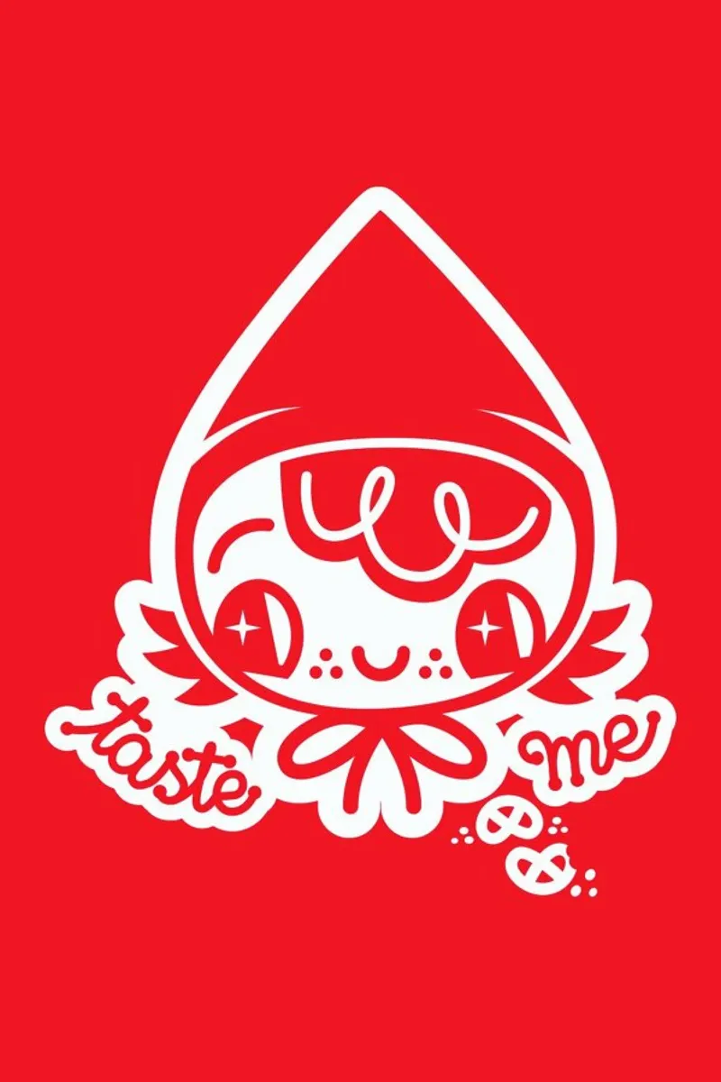 Taste Me poster con telaio in plastica da Chobopop