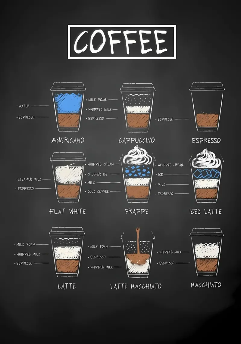 Caffè del mattino pellicola backlit da Eames