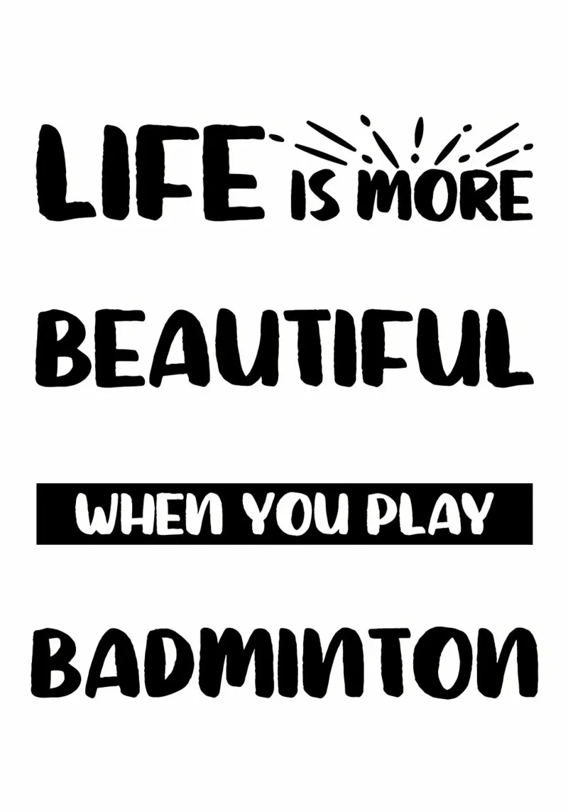 badminton poster da allison