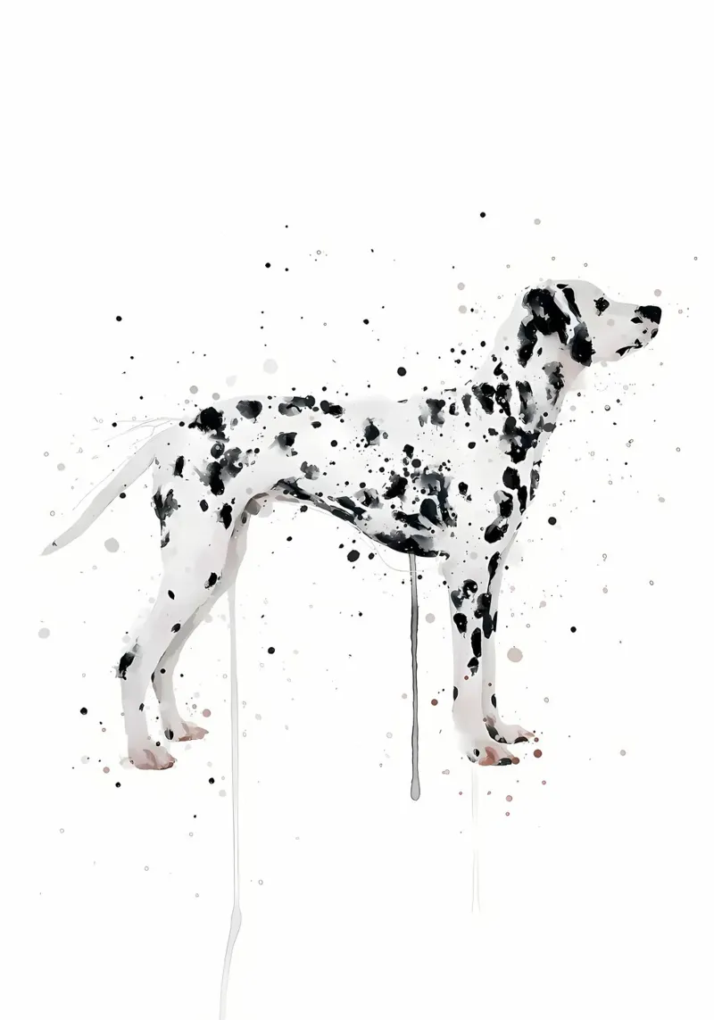 Cane dalmata pellicola backlit da Allaire