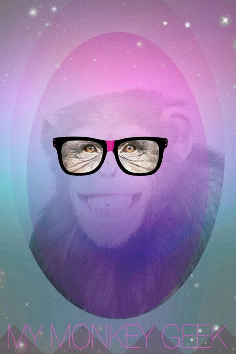 My Monkey Geek pellicola backlit da AS Art