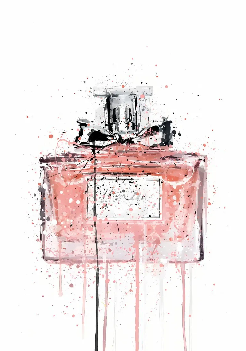Bottiglia di profumo Candy carta hahnemühle da Allaire