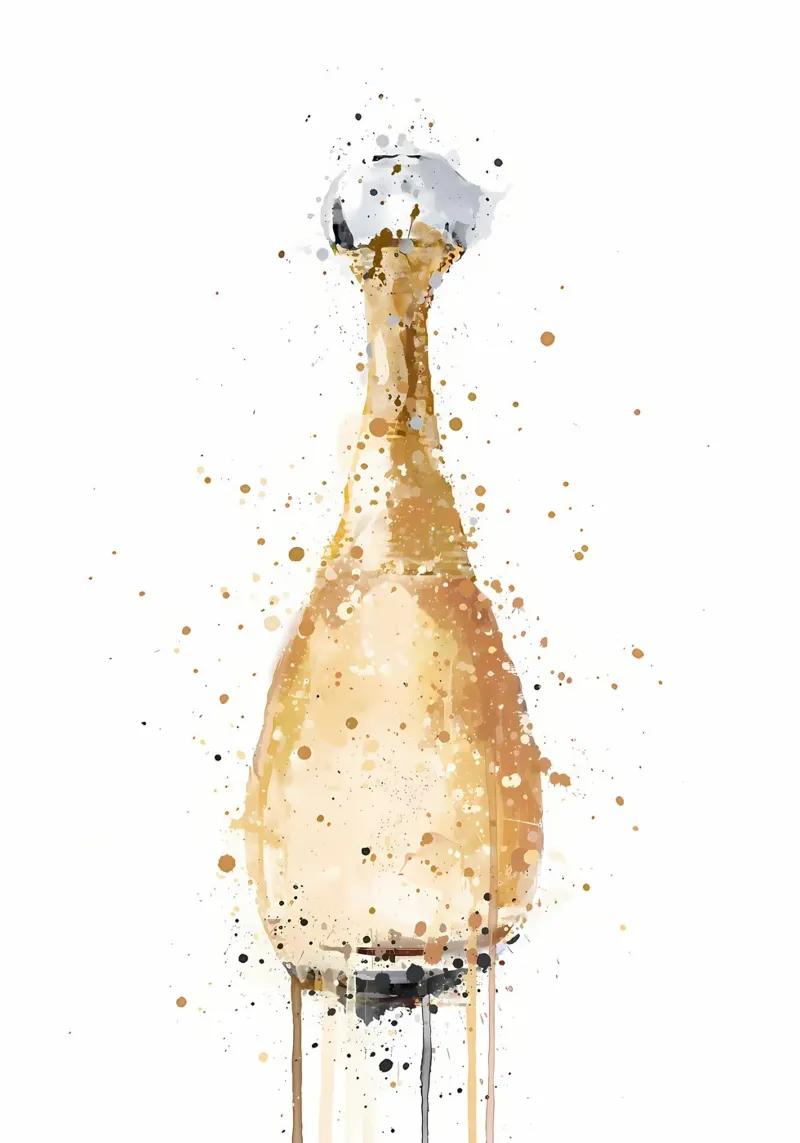 Bottiglia di profumo oro carta hahnemühle da Allaire