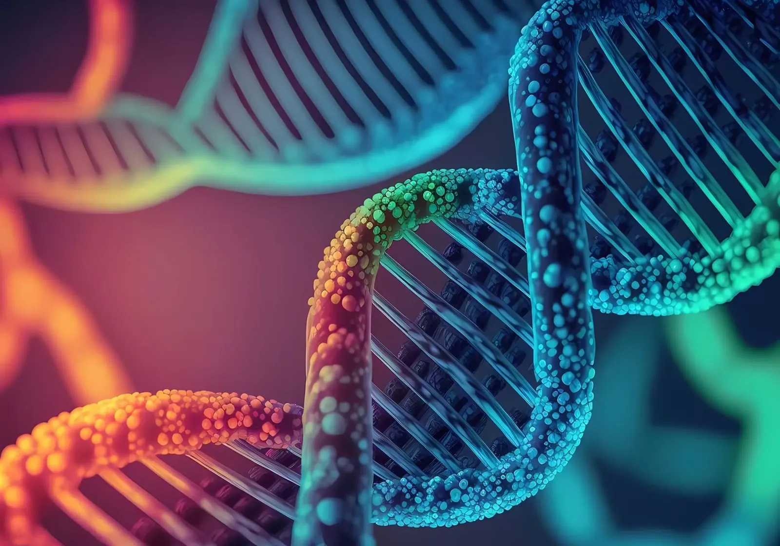 DNA-Entdeckung Poster mit Kunststoffrahmen von Delaplane