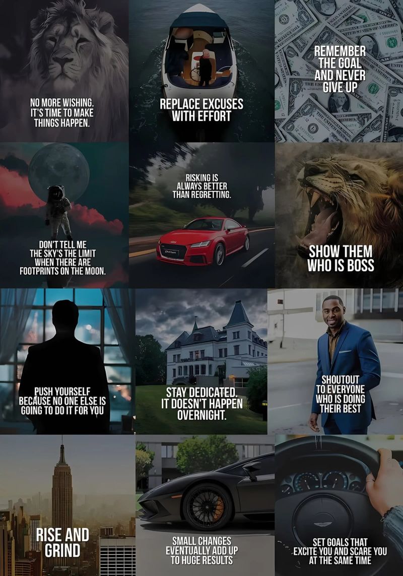 Motivatie voor ondernemers poster van Bassy