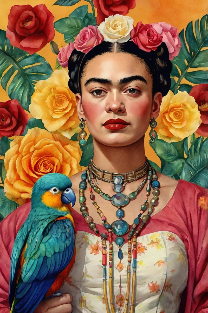 frida kahlo hahnemühle by 🎁 ARTVI-SHOP
