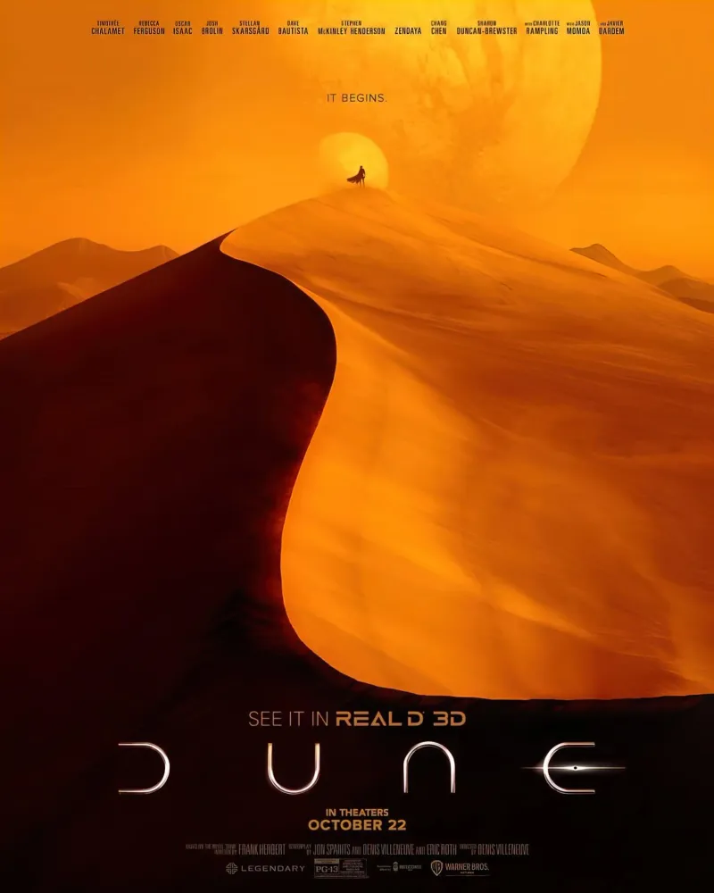 Dune movie poster pellicola backlit da 🎁 ARTVI-SHOP
