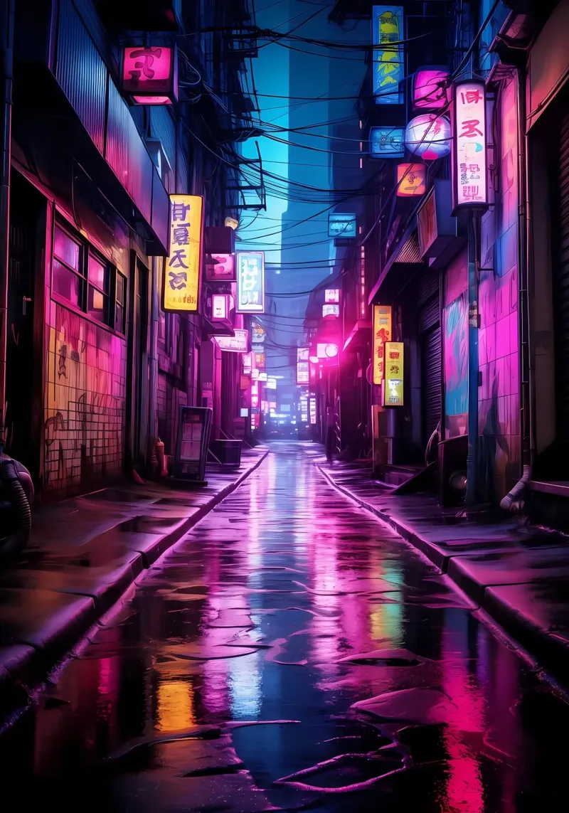Tono Cyberpunk pellicola backlit da Mikesell
