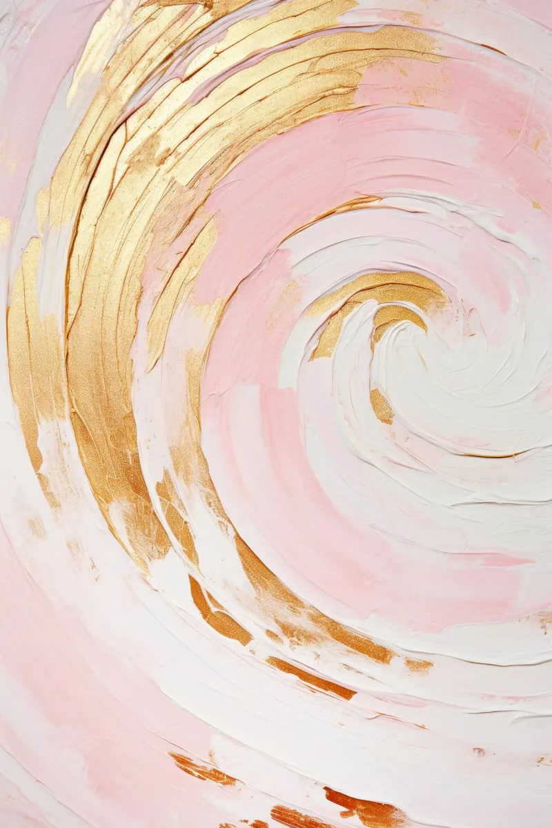 ABSTRACT KUNST Motiverende kracht canvas van Melanie Viola