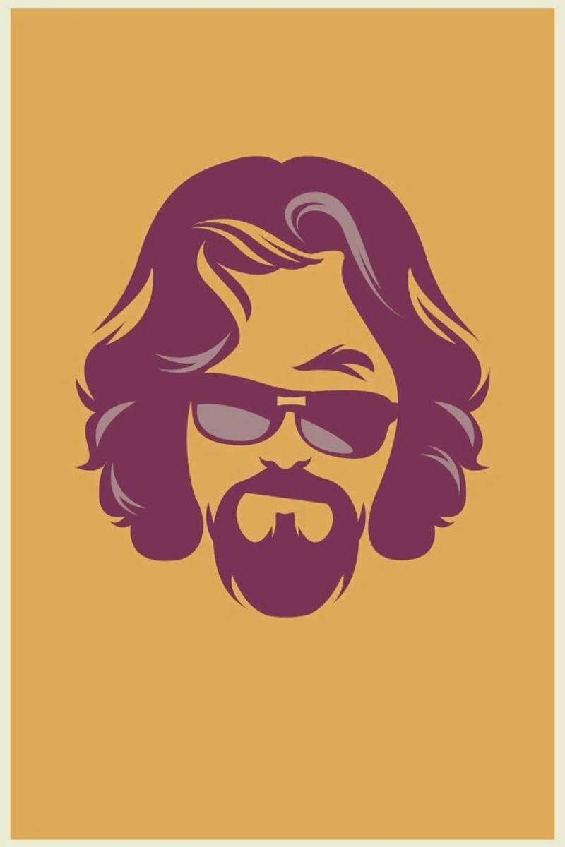 The Dude Poster von Bruno Morphet