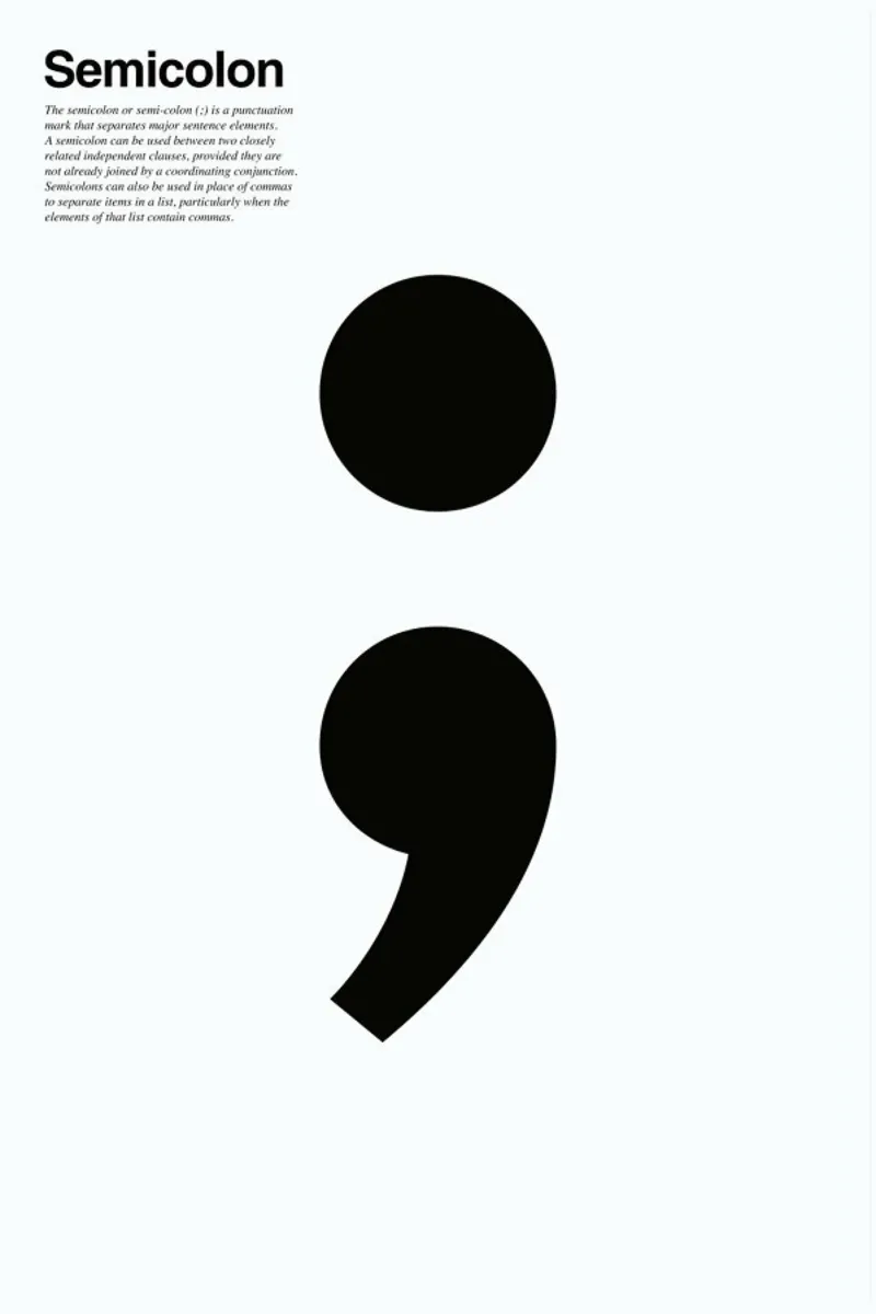 Semicolon pellicola backlit da LeDieg