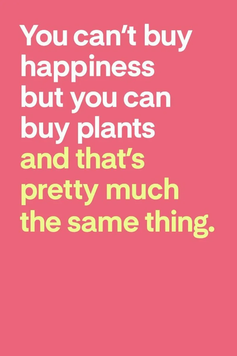 Can't Buy Happiness poster con telaio in alluminio da Evita Witzenhausen