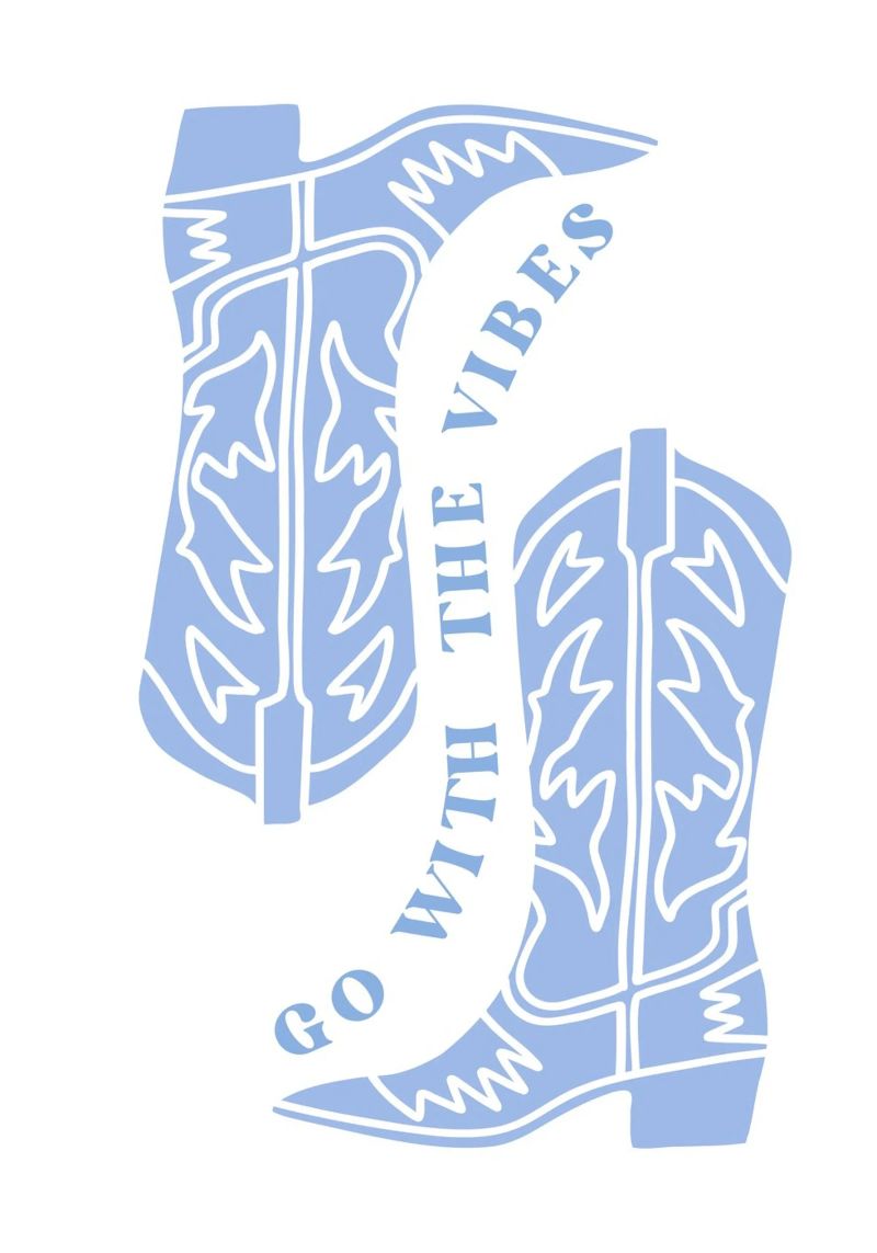 Go with the vibes canvas by pdigitalprints