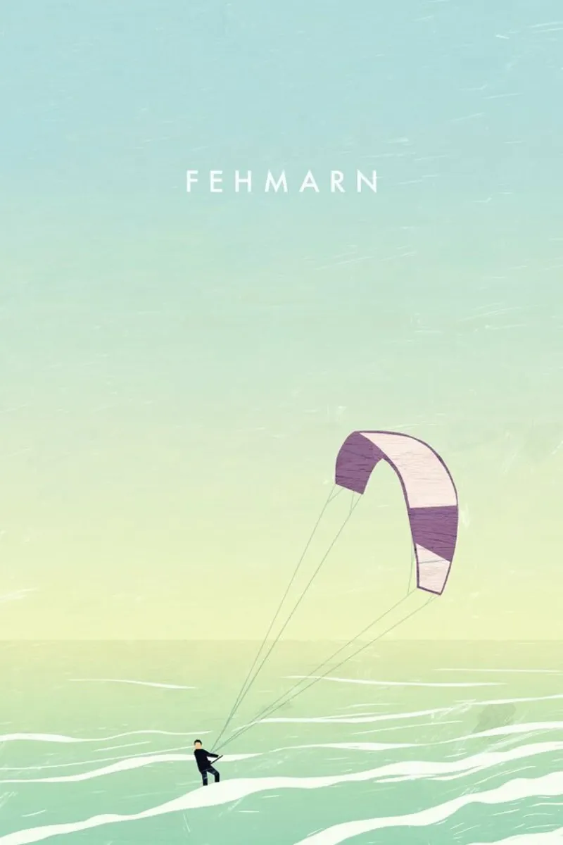 Fehmarn poster con telaio in plastica da Katinka Reinke
