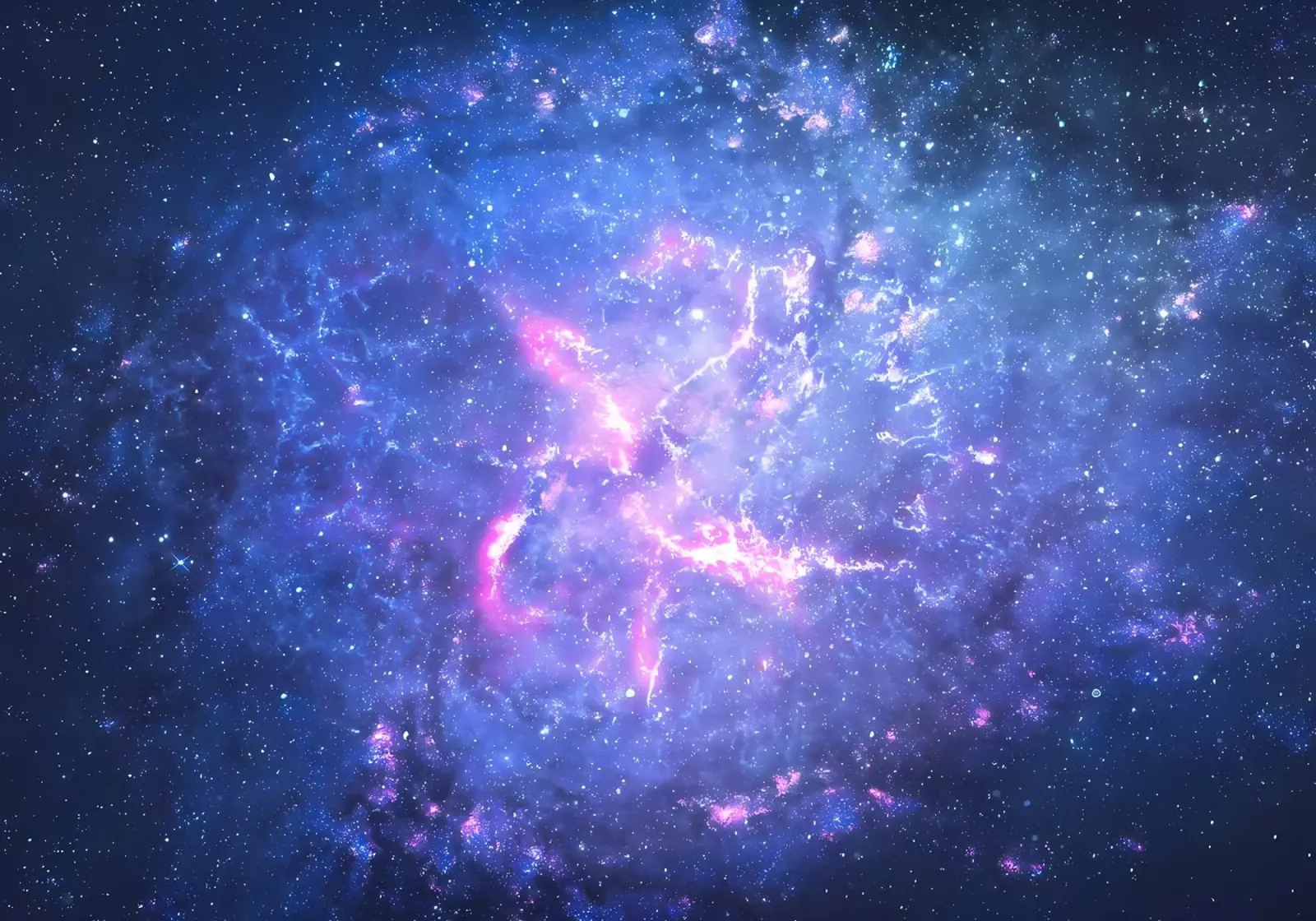Galassia e nebulosa luminosa pellicola backlit da Delaplane