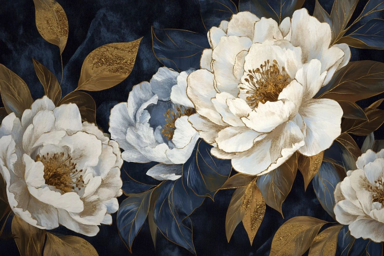 Colgante Vintage Botanical Night poster de Modern Muse