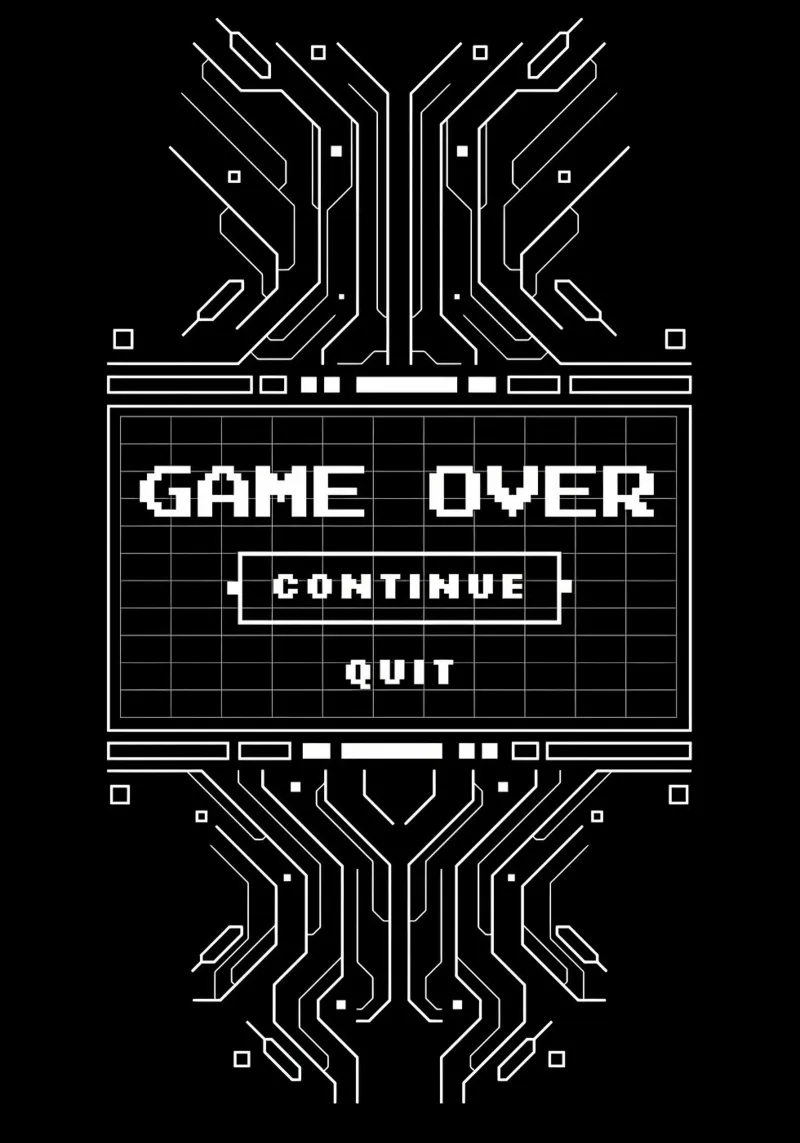 Game Over plexiglass da Delaplane