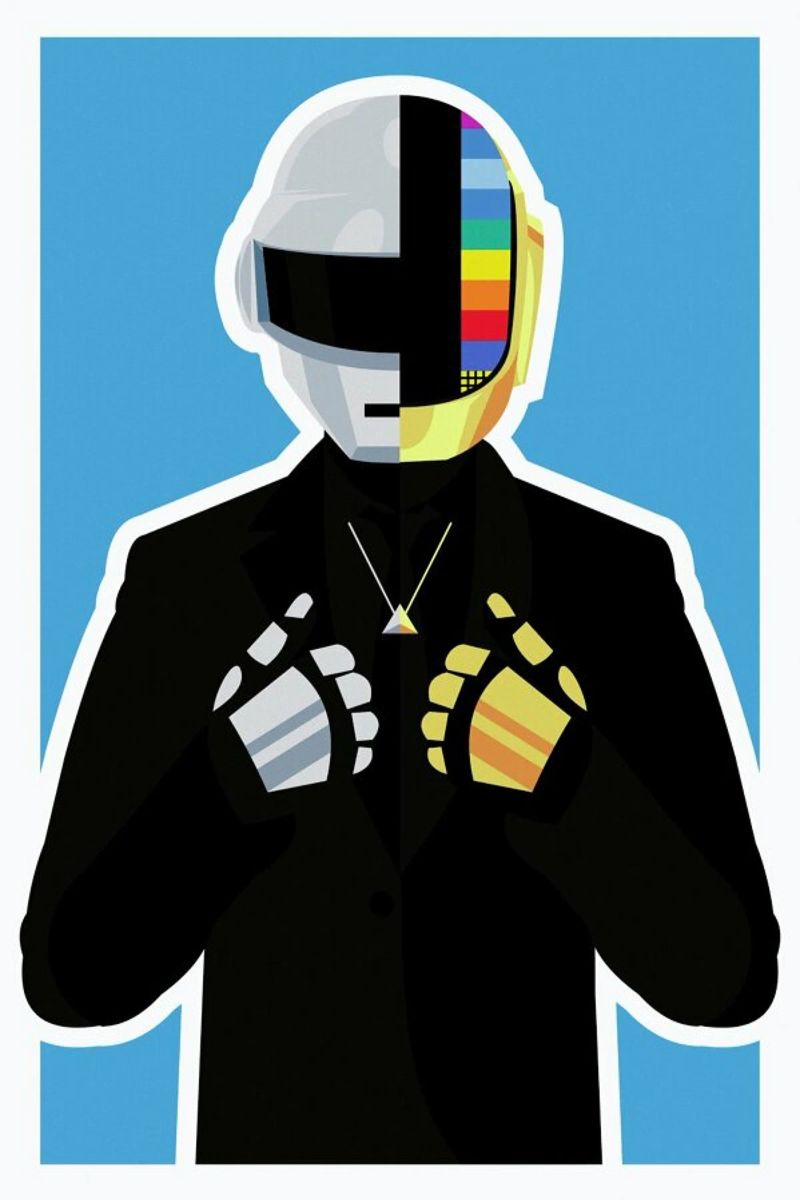 Daft Punk poster de Danny Haas