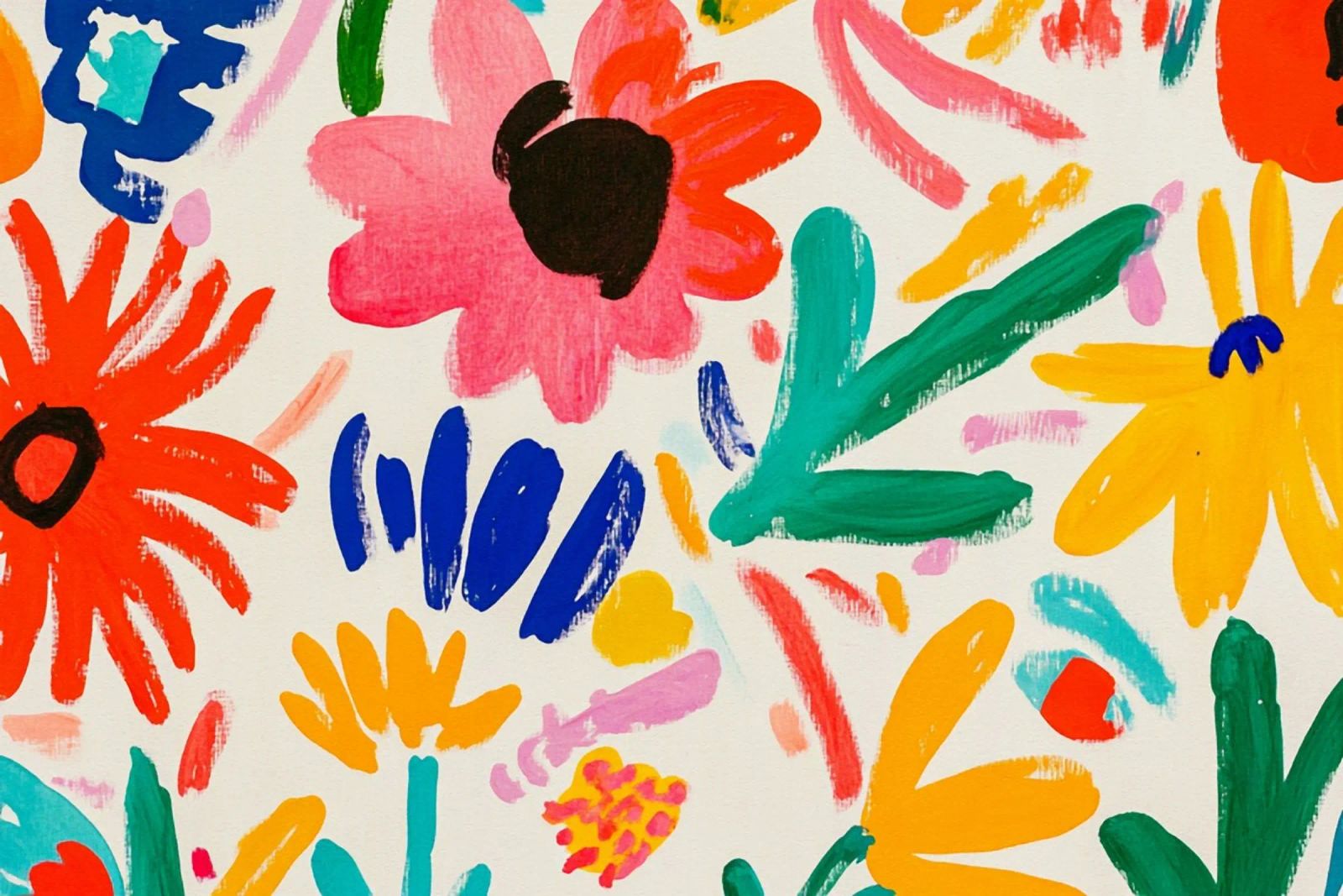 Happy Henri Matisse Flower Garden poster by Modern Muse