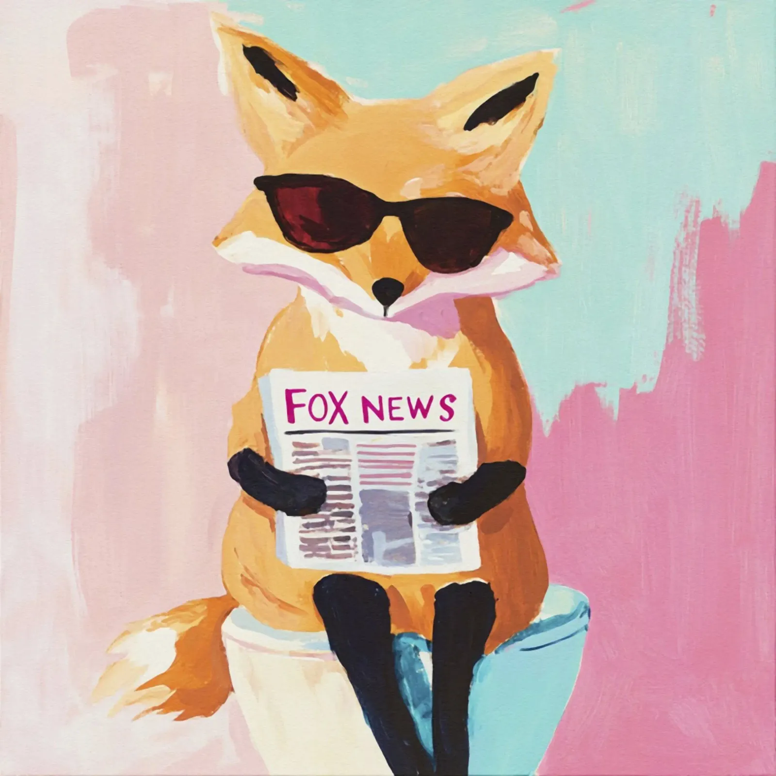 Fox News Break carta hahnemühle da Modern Muse
