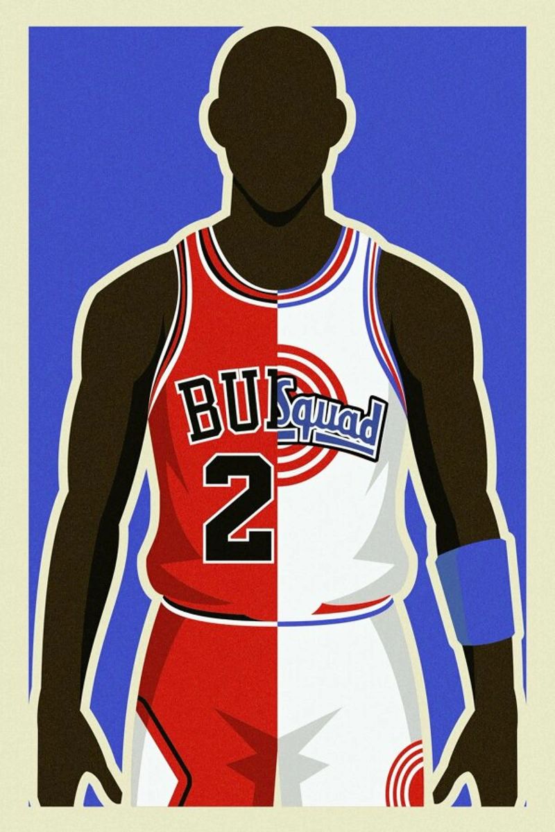 MJ Space Jam poster by Danny Haas
