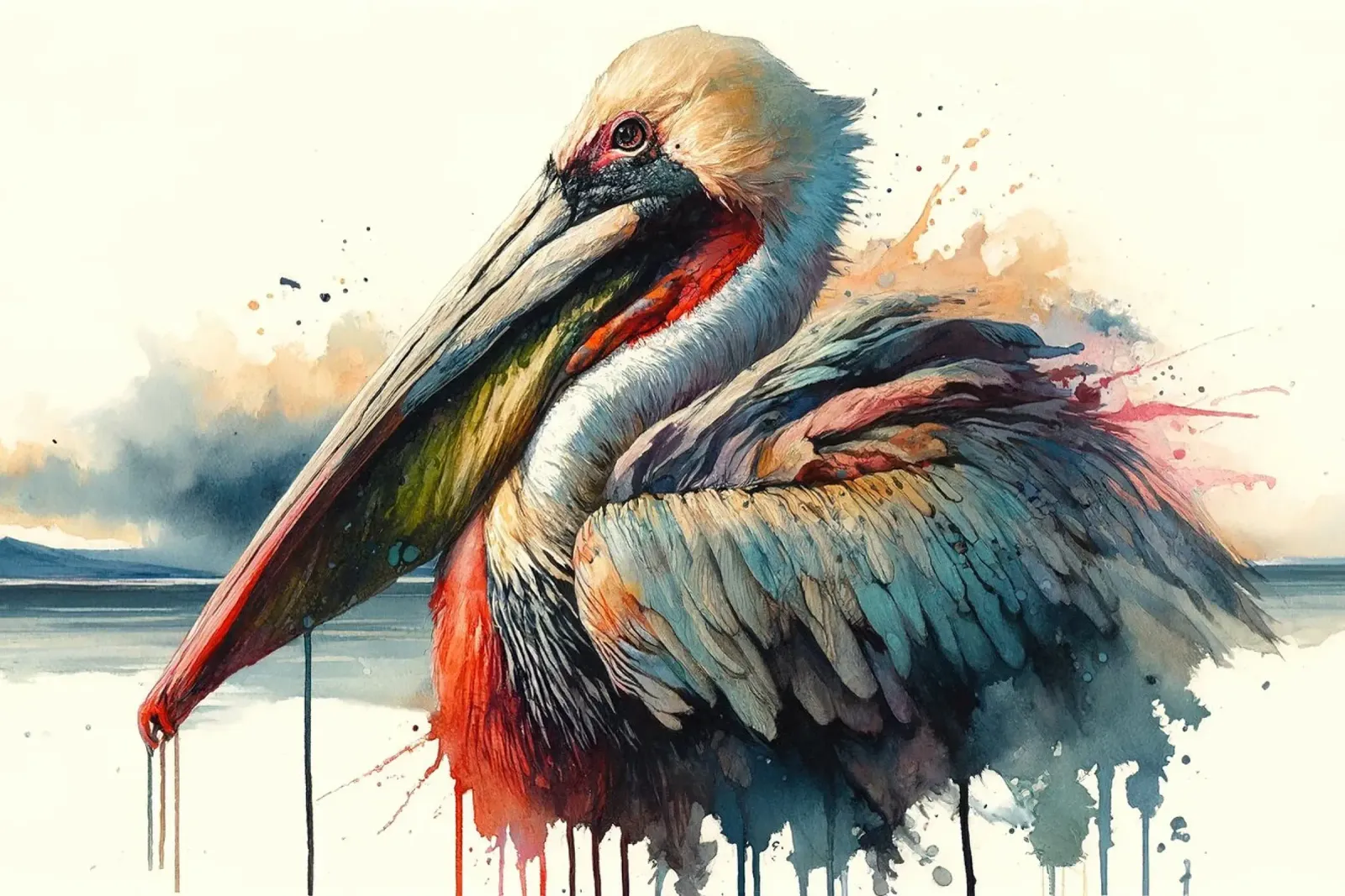 Souveräner Blick des Küstenwächters Acryl-Glas von Chromatic Fusion Studio