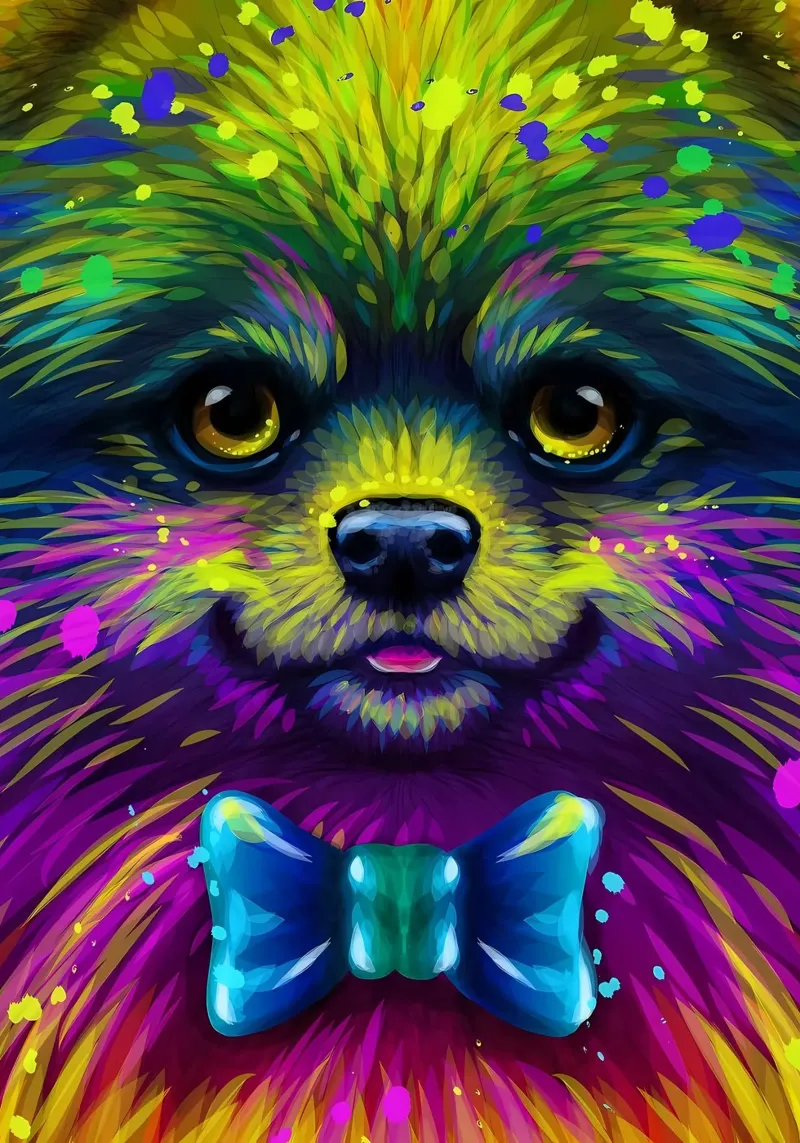 Spitz colorato poster da Delaplane