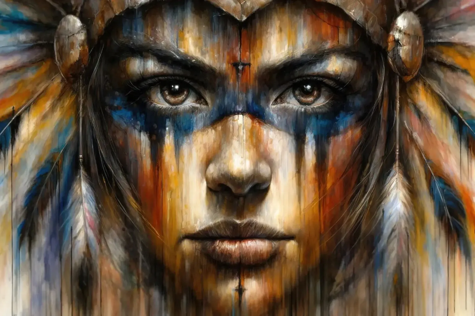 Das Flüstern des Geistes Alu-Dibond von Chromatic Fusion Studio