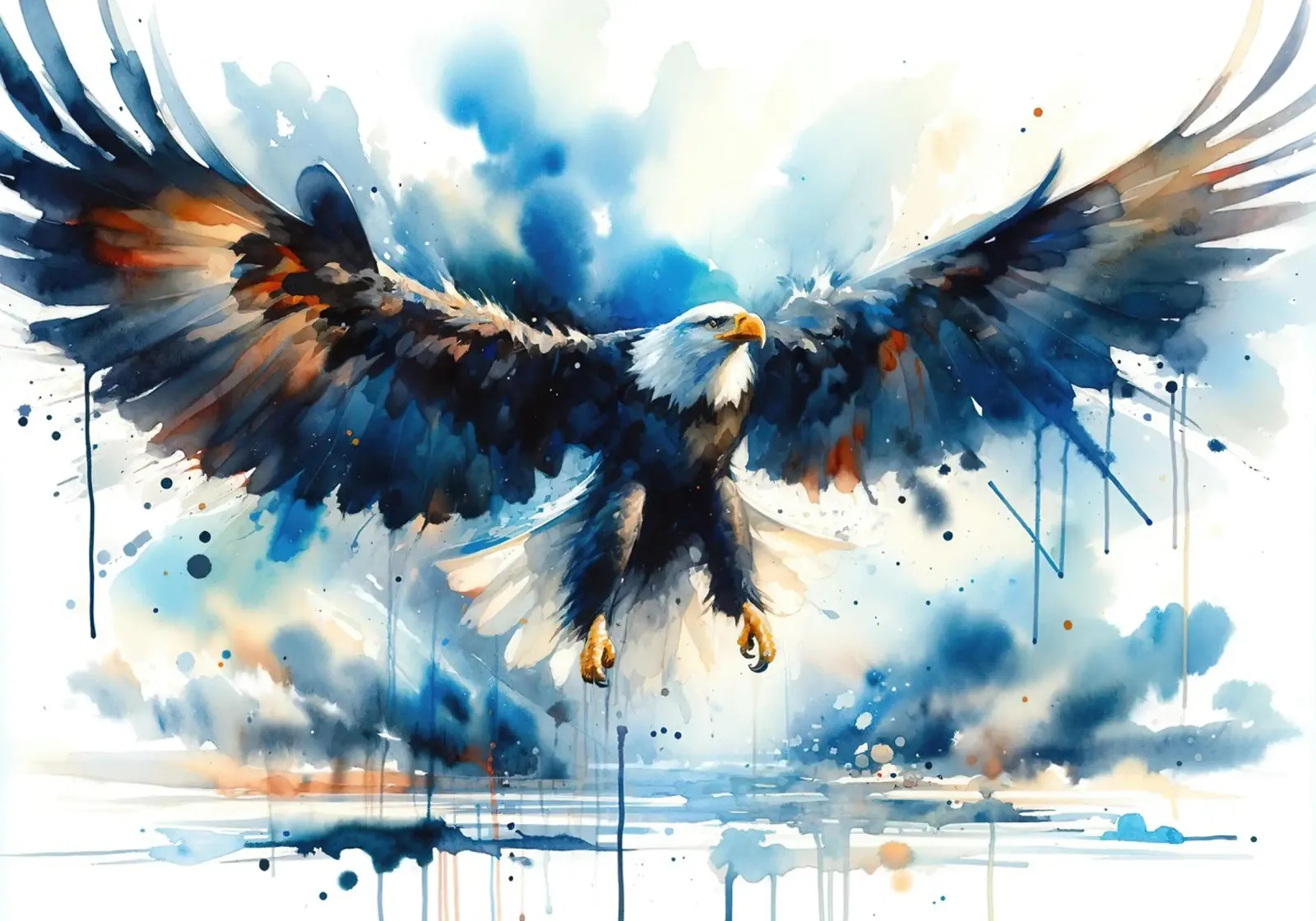 L'envol de l'esprit de liberté poster de Chromatic Fusion Studio