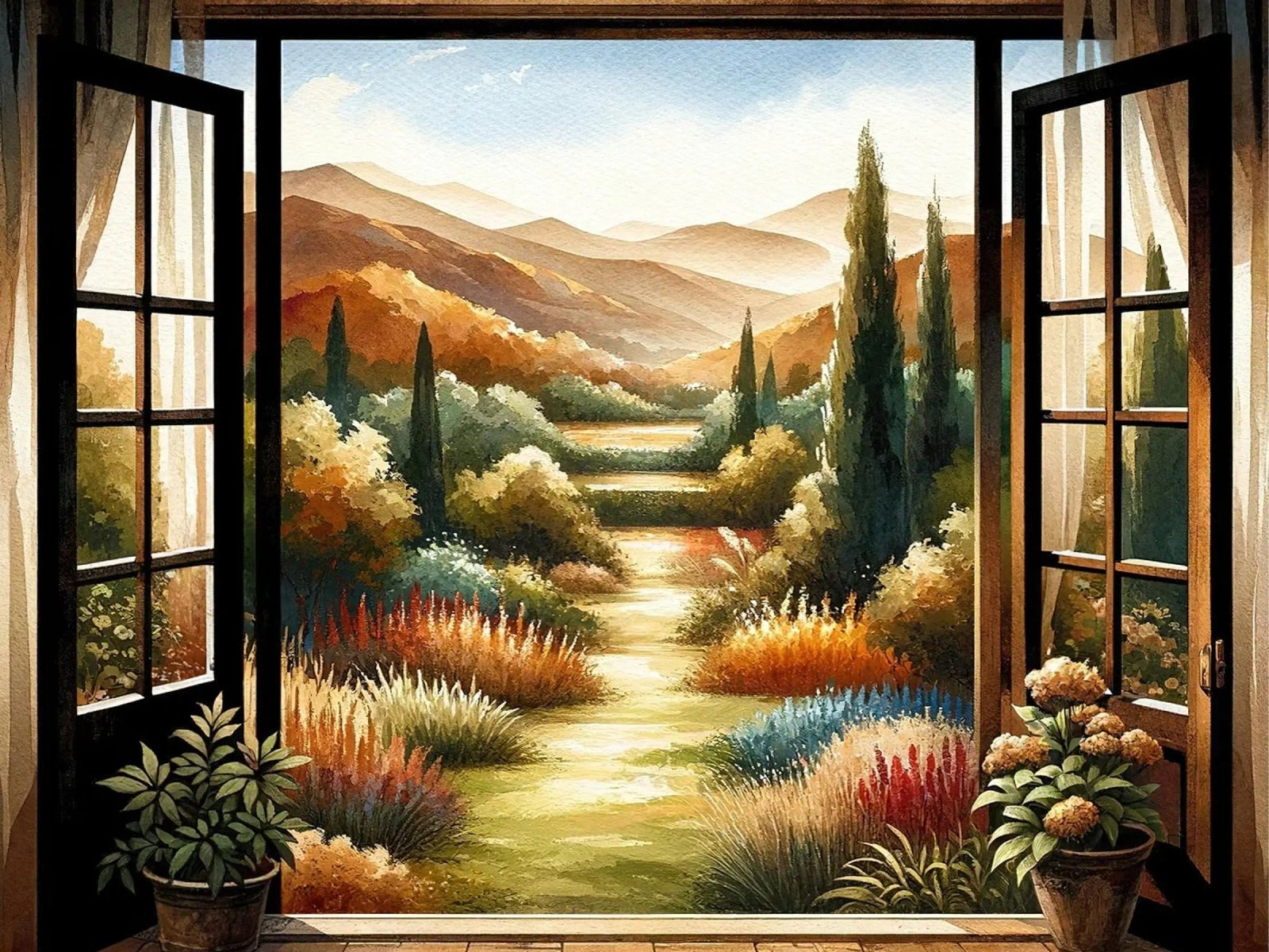 Full Window View canvas by Chromatic Fusion Studio