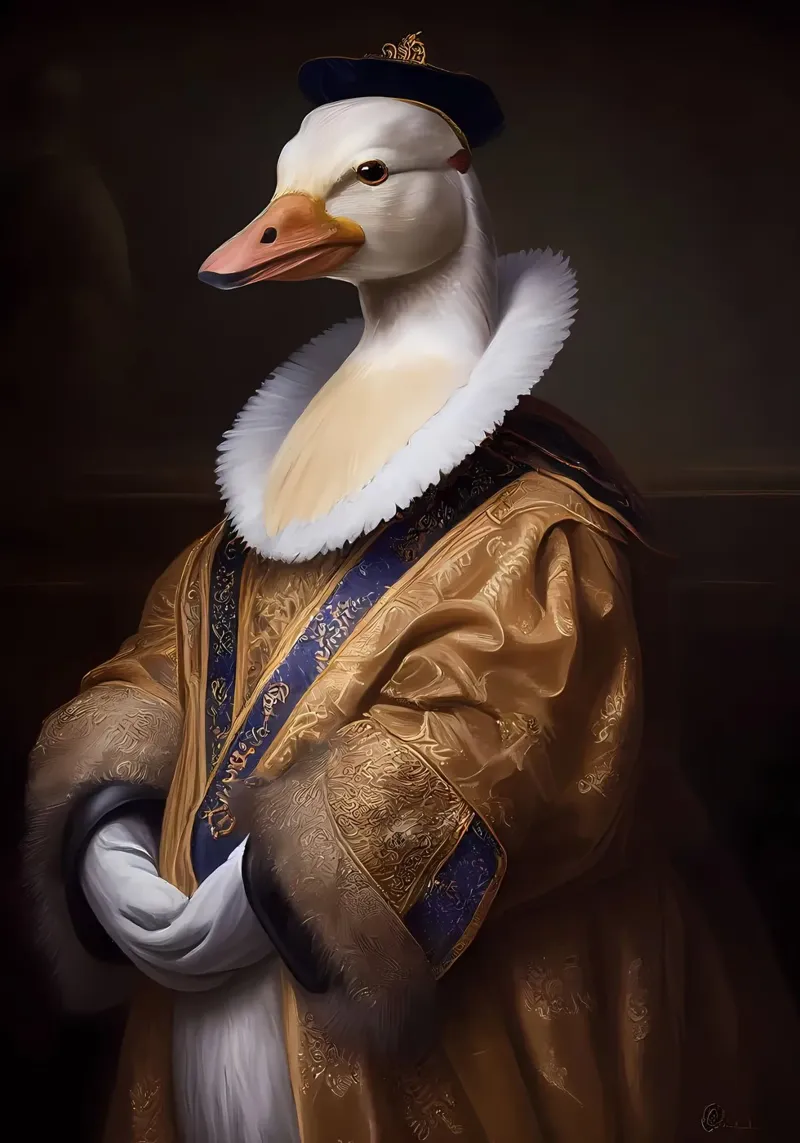 Pato divertido hahnemühle de Ginnery
