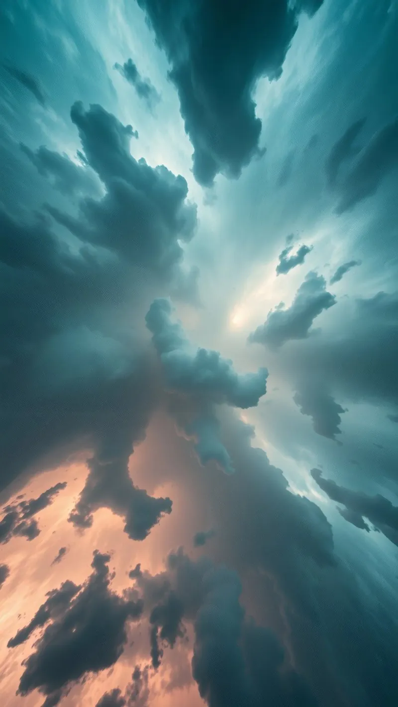 Dramatic cloudy sky formation creating a stunning abstract canvas by DesignDoodle