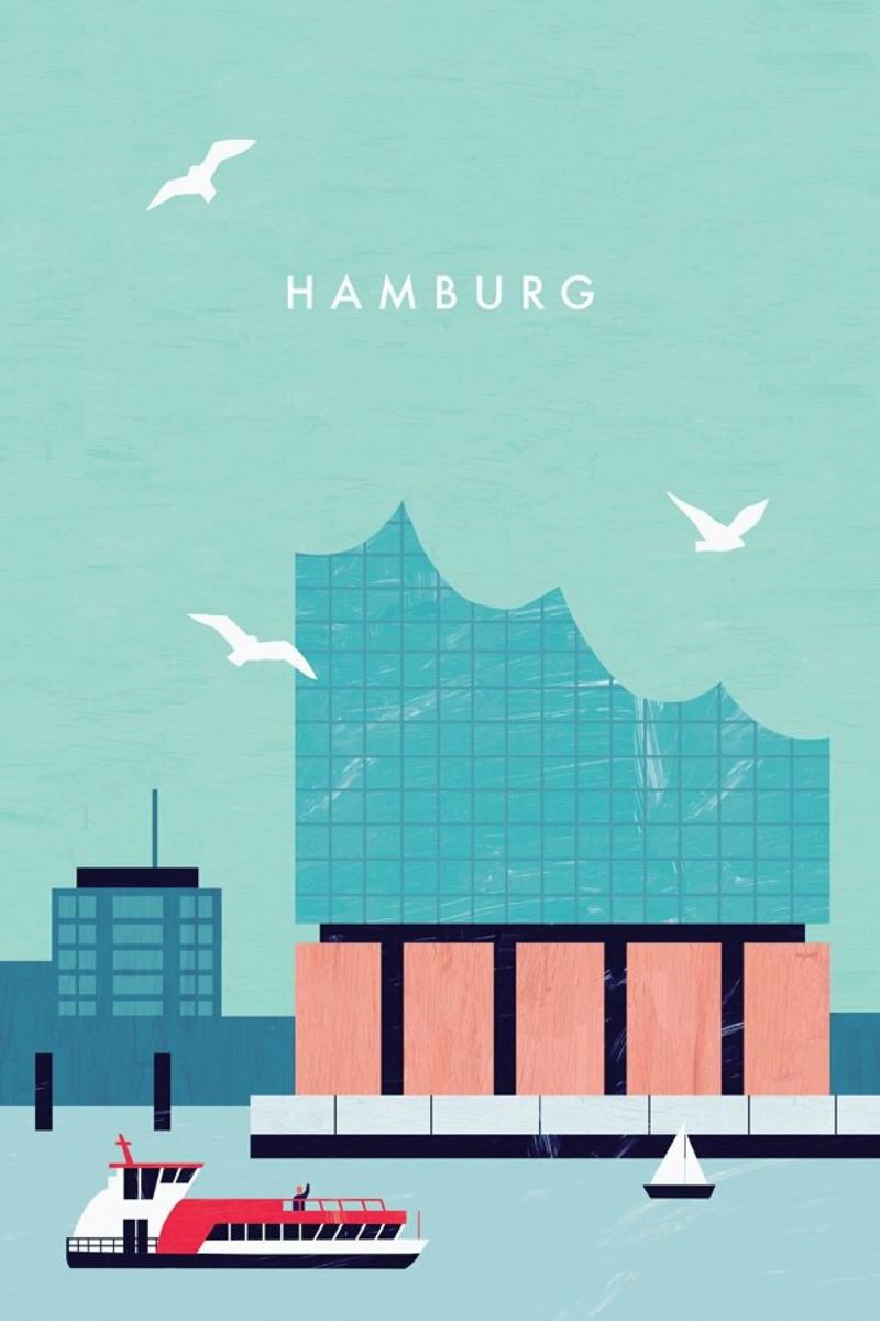 Hamburg Elbphilharmonie Poster von Katinka Reinke